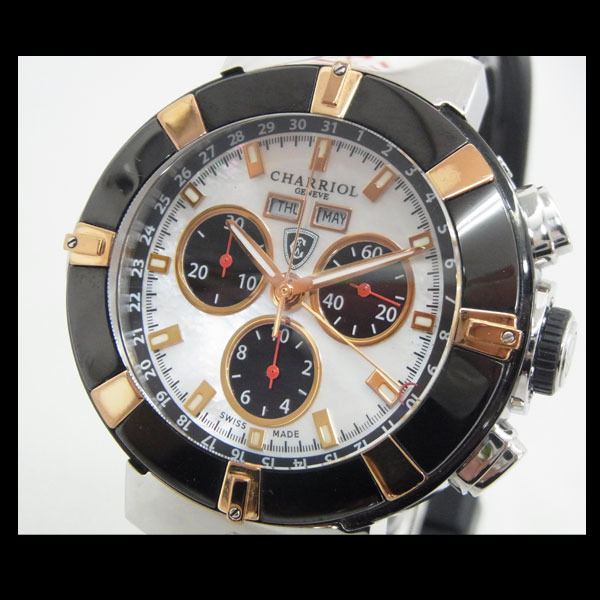シャリオール （CHARRIOL）セルティカクロノ メンズウォッチ 腕時計 買い取りました。