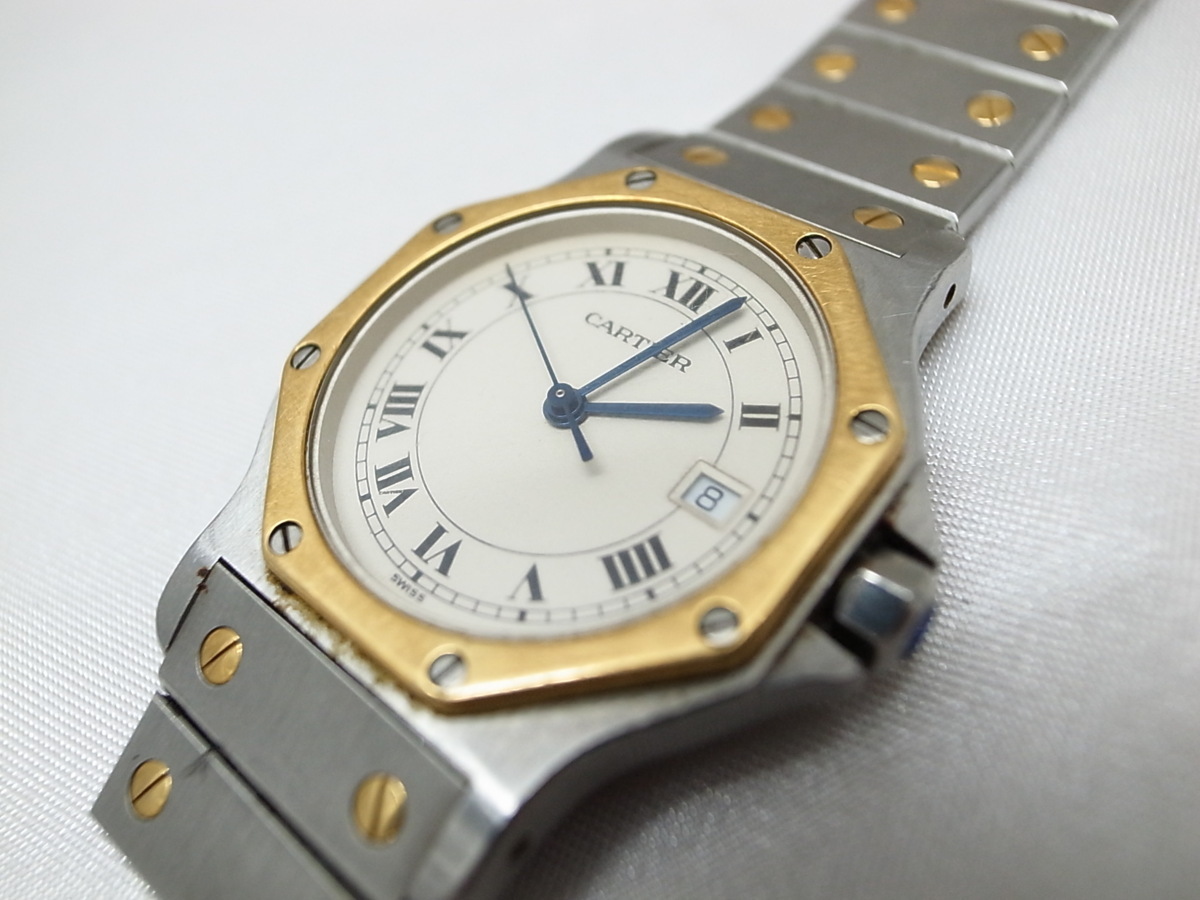 鶴見でカルティエサントスオクタゴン腕時計を買取します大吉鶴見店です！カルティエを売ってください。