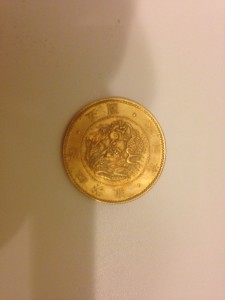 旧5円金貨の画像です