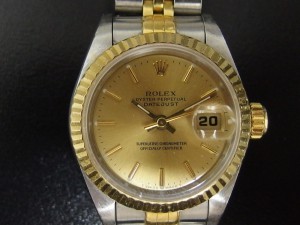 時計 ロレックス デイトジャスト オイスターパーペチュアル 正面画