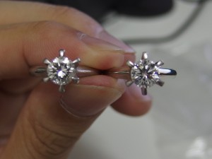 1キャラットオーバーダイヤモンドリング トップ画