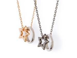 七夕 リングネックレス