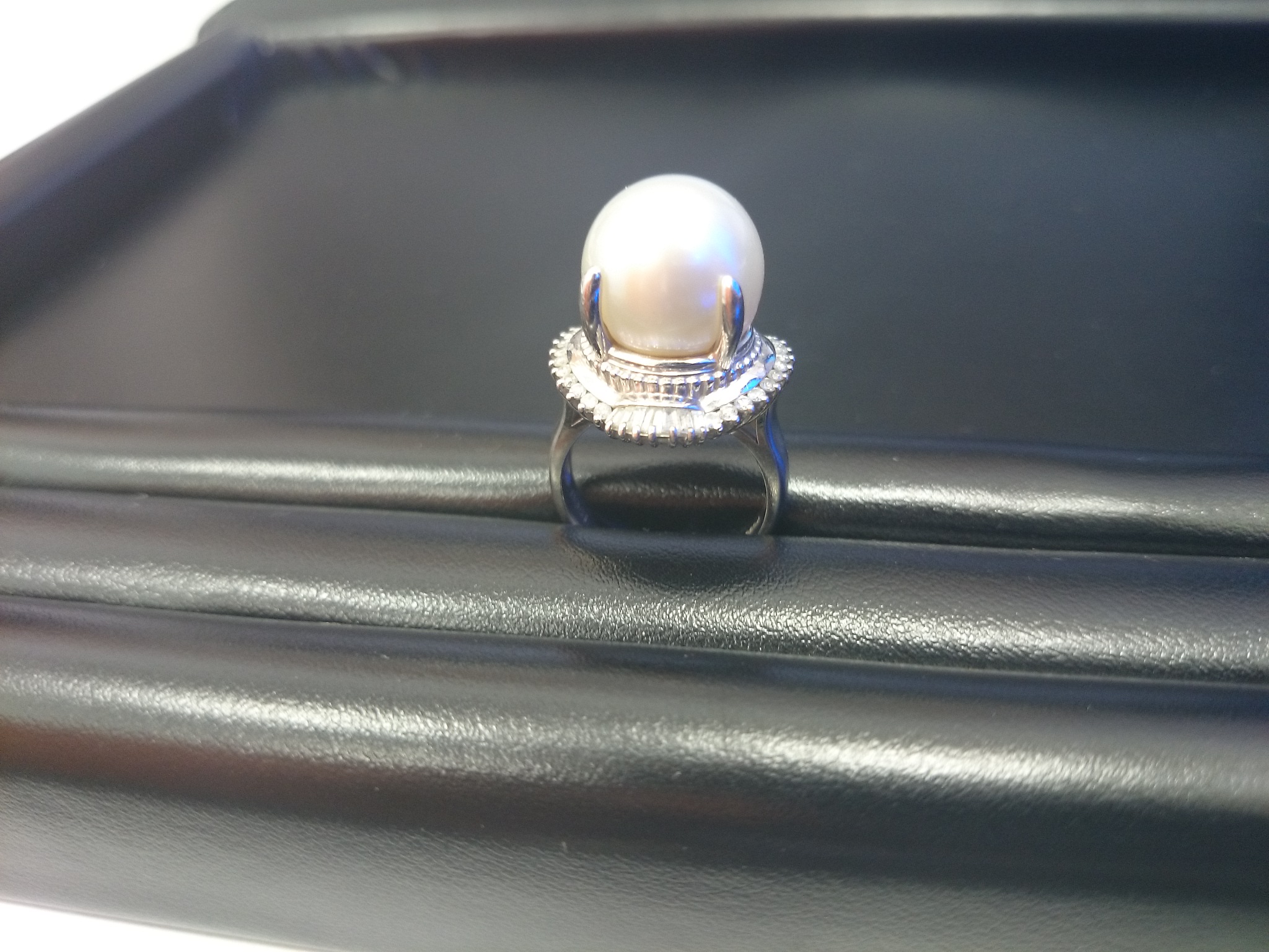 パール 真珠 プラチナリング アクセサリー