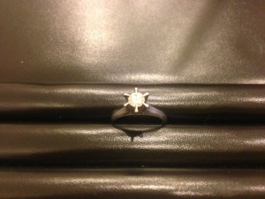 ダイヤリングの画像です