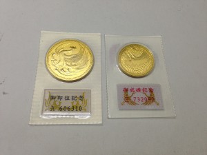 記念金貨の画像です