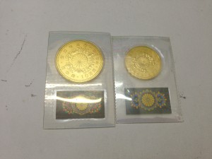 記念金貨の画像です