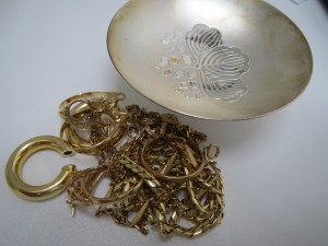 金　ネックレス　銀杯