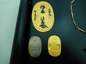 小判のしゃしんです。