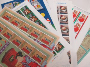 記念切手の買取画像です