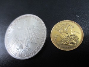 外国の金貨です