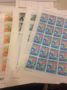 切手シートの画像です。