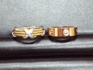 大吉武蔵小金井店で買取りましたカルティエリングの画像です