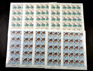 切手 シート 画像