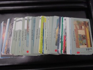 テレカを大量にお持ち頂きました。