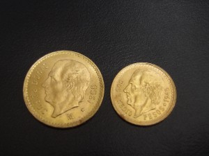 メキシココイン 5ペソ&2.5ペソ