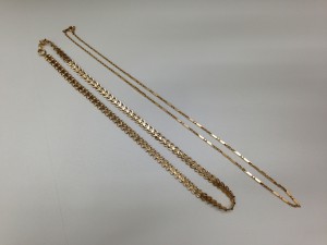 18金のネックレスの画像です