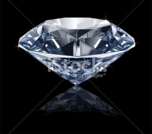 ダイヤモンドの画像です。