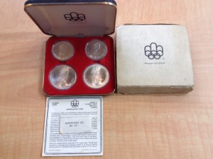 大吉武蔵小金井店が買取りましたモントリオールオリンピック銀貨の画像です