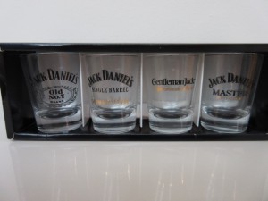 ジャックダニエルのショットグラスの画像です