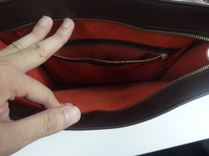 ルイヴィトン ダミエ サックプラ 中