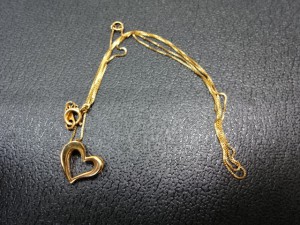 18金のネックレス