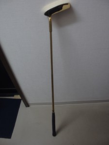 金メッキゴルフパター