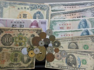 日本の古銭　外国銭　のまとめ画像です。