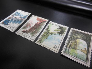 中国切手 紅旗用水路完成 4種完 1972年 未使用の画像です。