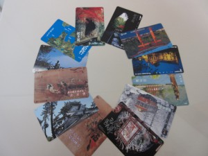 テレホンカードの画像です。