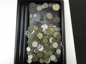 古銭の映像です。