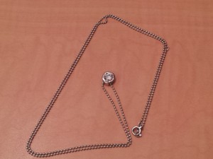 中野 ダイヤ付きネックレス 買取