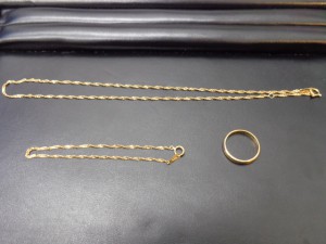 金のアクセサリーをお買取り致しました大吉 鶴見店