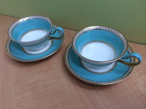 ウェッジウッド カップ&ソーサー ユーランダーターコイズ