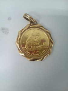 金貨の写真です。