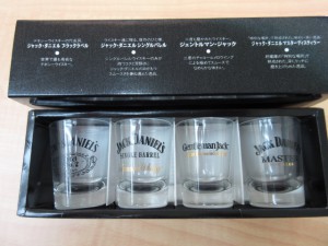 ジャックダニエルのショットグラスの画像です