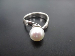 プラチナ 真珠 リング 買取