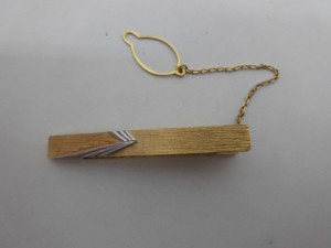 18金ネクタイビン画像