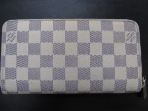 ダミエアズール　ジッピ－ウォレット　草加大吉