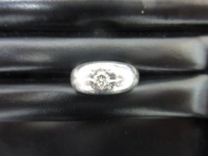 プラチナダイヤモンドリングの買取画像です