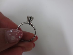 草加　ダイヤ　プラチナ　リング