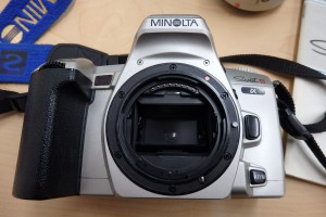ミノルタのカメラの画像です。
