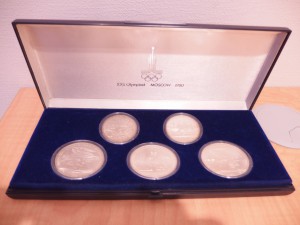 モスクワオリンピック 銀貨5枚セット