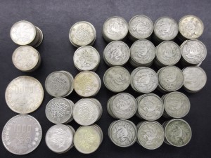 100円銀貨 大吉川越