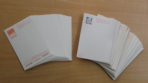 大吉 武蔵小金井店 はがきの画像です。