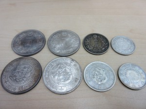 一圓銀貨・竜五十銭・旭五十銭銀貨 古銭、古いお金の処分は大吉へ