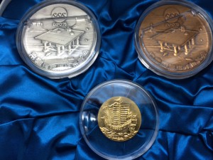 EXPO'75沖縄国際海洋博覧会公式記念メダル　金銀銅3点セット