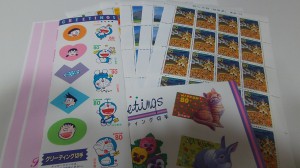 切手、切手シート、バラ切手、記念切手