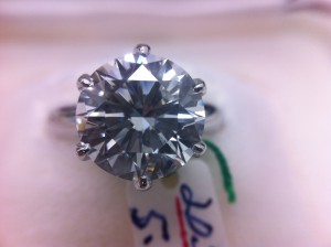 5ct ダイヤ リング