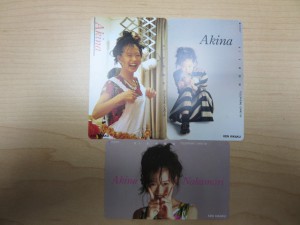 中森明菜 テレカ の画像です