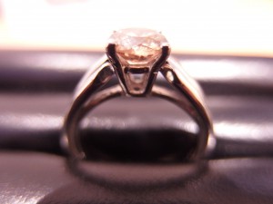 1.25カラット ブラウンダイヤ